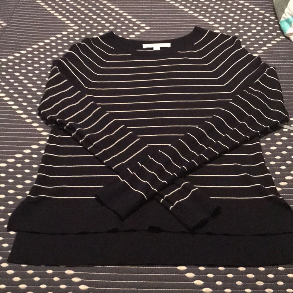 Sale! Adorable Loft Sweater. Navy/white!